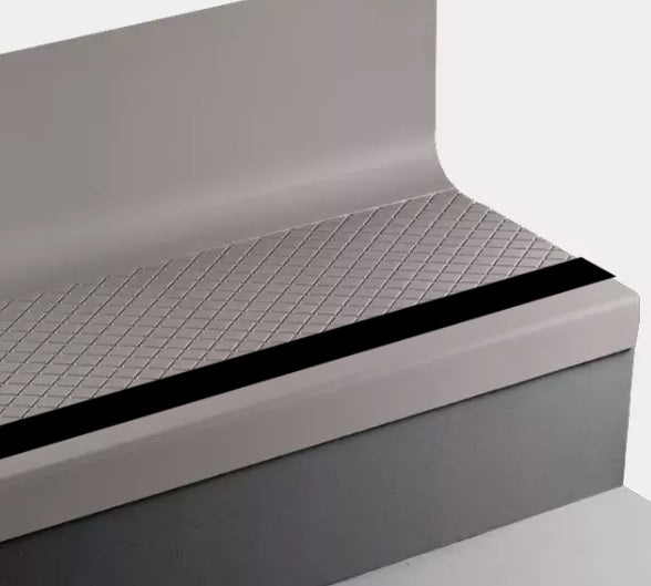 Johnsonite Cement Diamond Rubber Stair Tread Trim