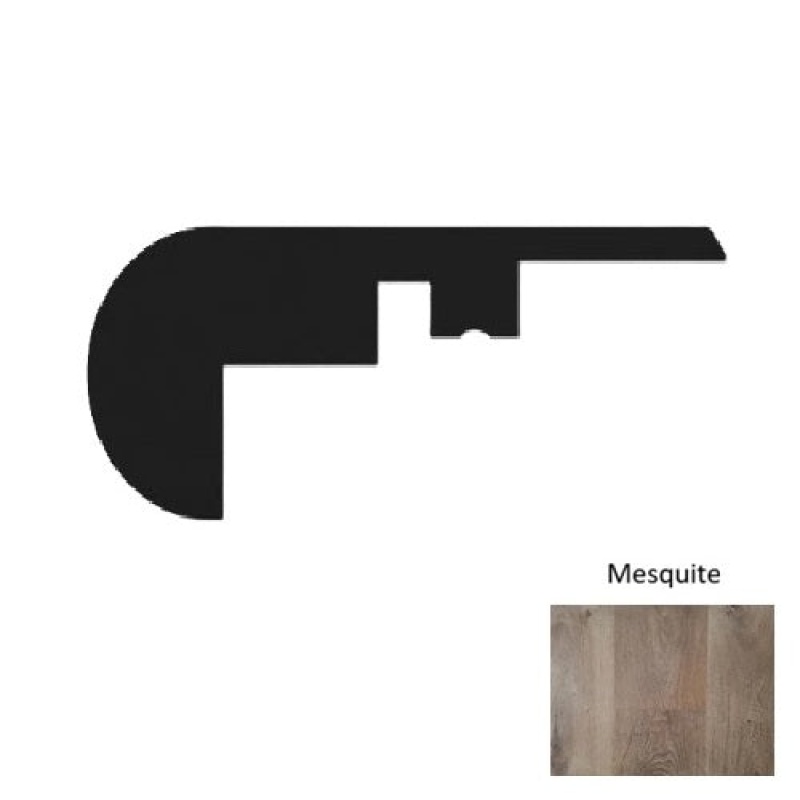 1100 Series Mesquite Embossed Overlap Stair Nose