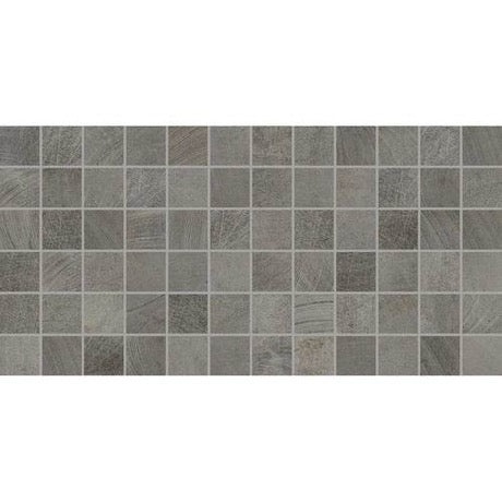 Ironcraft Charcoal Gray Porcelain Mosaic 2" x 2" Matte