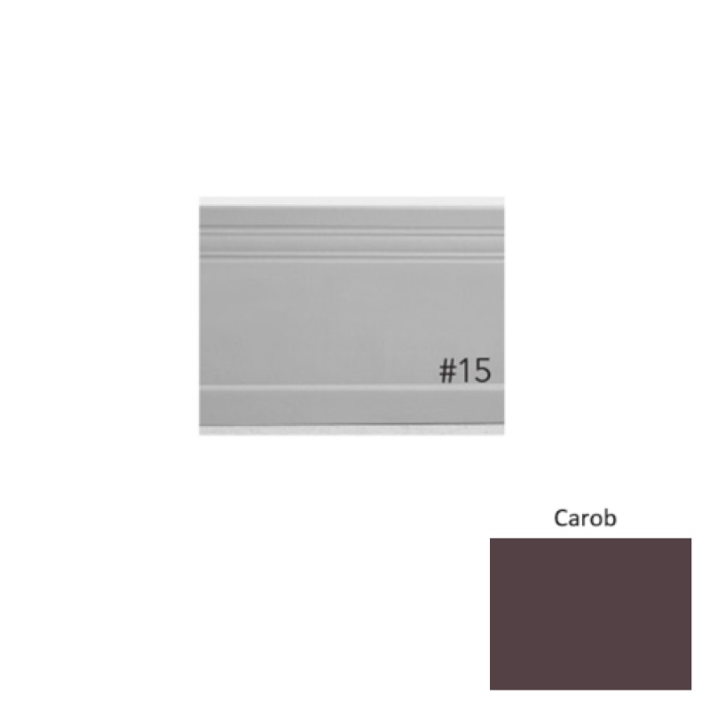 Pinnacle Plus #95 Invent Carob Rubber Coil Wall Base - 5 1/2" X 60 Ft