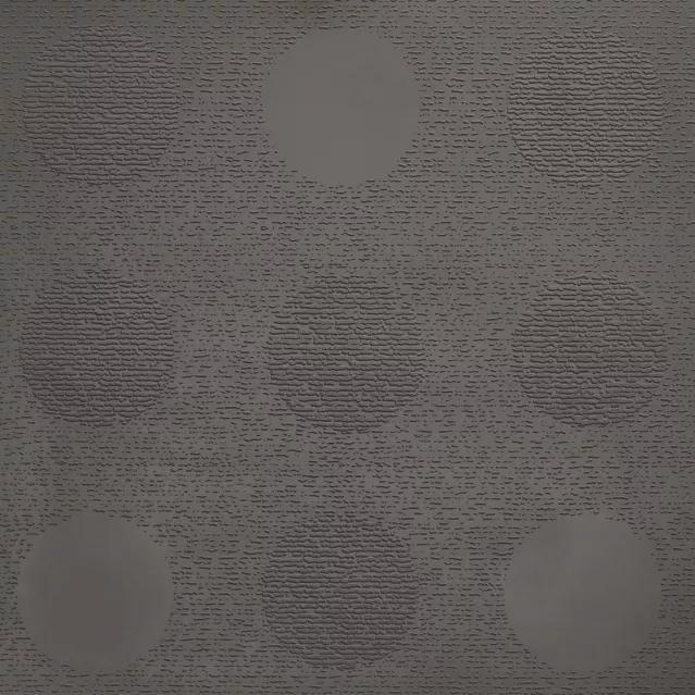 Johnsonite Fudge Tic Tac Toe Circulinity Rubber Tile - Textured - 24" X 24"