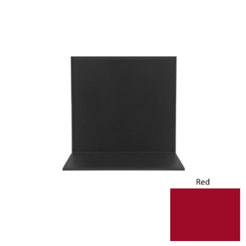 Pinnacle Red Rubber Sanitary Toe Wall Base - 4" X 48"