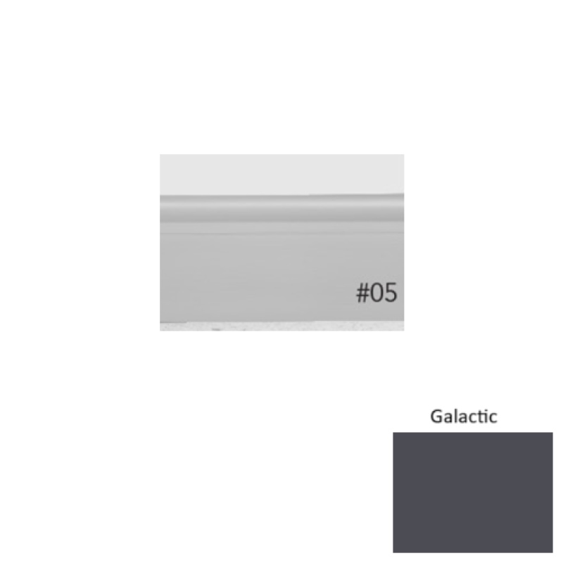 Pinnacle Plus #05 Contrive Galactic Rubber Coil Wall Base - 2 1/2" x 60 Ft