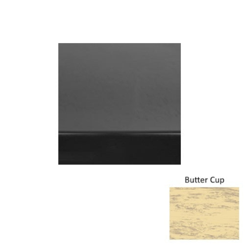 Marbleized 60 Butter Cup Heavy Duty Rubber (Sq) Stair Tread - Smooth