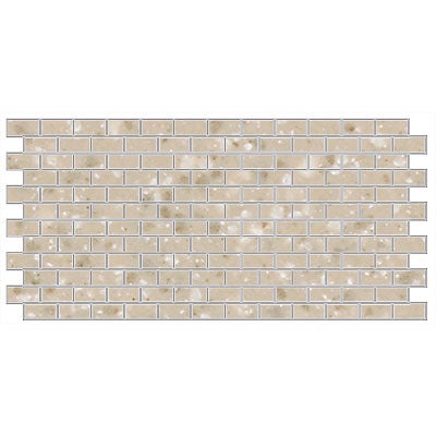 Unglazed Mosaics Willow Speckled Porcelain Mosaic - 1" X 2" Brick Joint - Unglazed