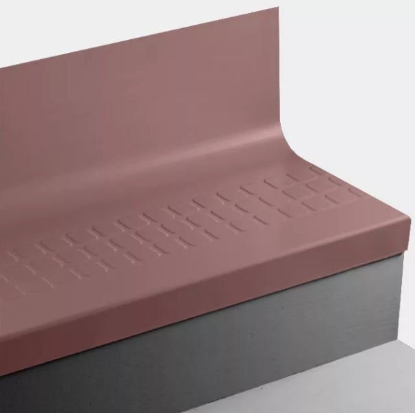 Johnsonite Sailor Red Raised Square Rubber Moulding / Trim