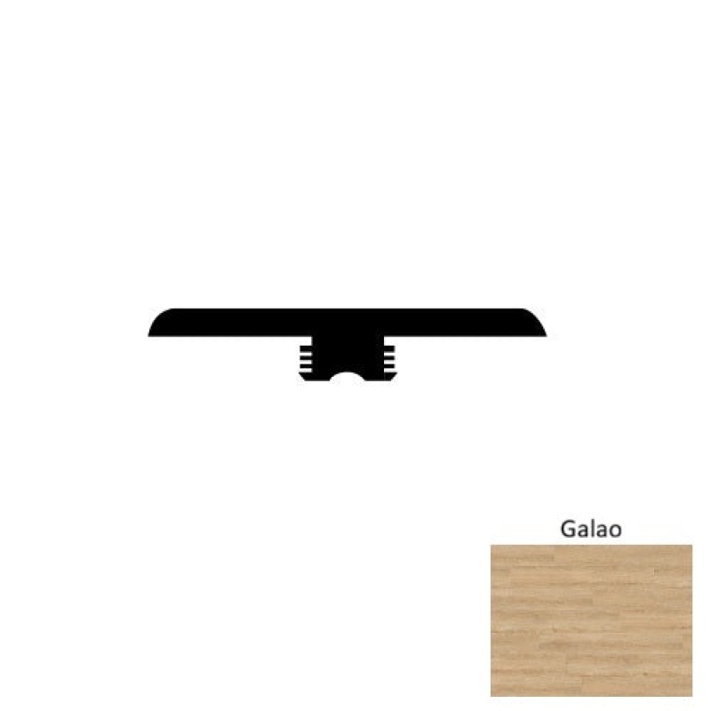 Evolux Apres Tm Galao Luxury Vinyl Moulding / Trim - 1 3/4" X 5/16" - 94" T Molding - Embossed