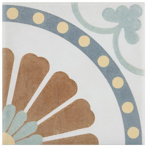 Revival Mini Ring Ceramic Tile - Matte - 4" X 4"