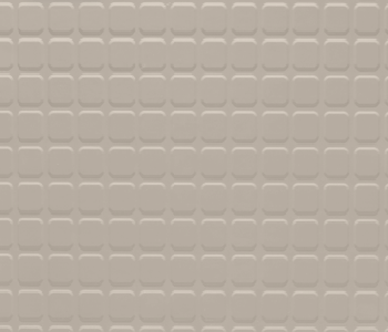Johnsonite Canvas Raised Square Solid Color Rubber Tile - Textured