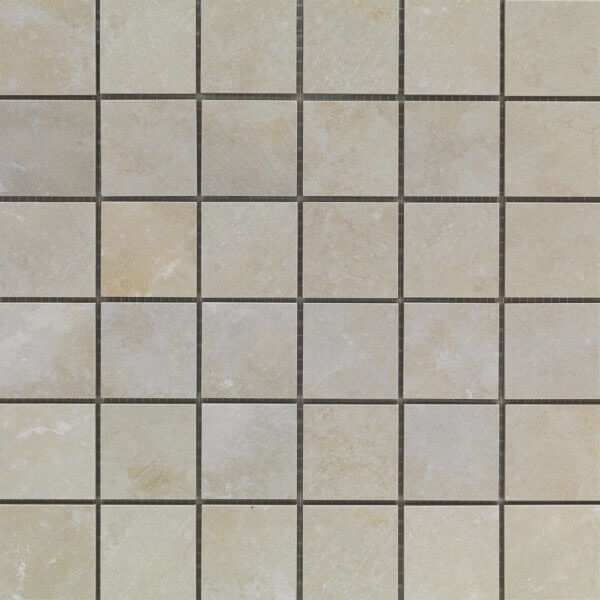 Salt Stone Desert Porcelain Mosaic - 2" X 2" - Matte