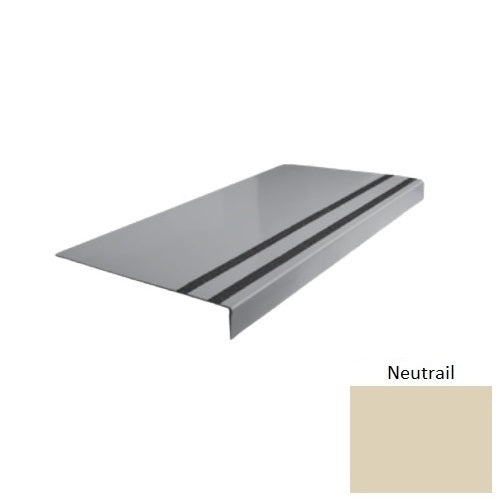 Flextones Neutrail Type 130 Distinct Designs Rubber - 12 1/4" X 72" Stair Tread - Smooth