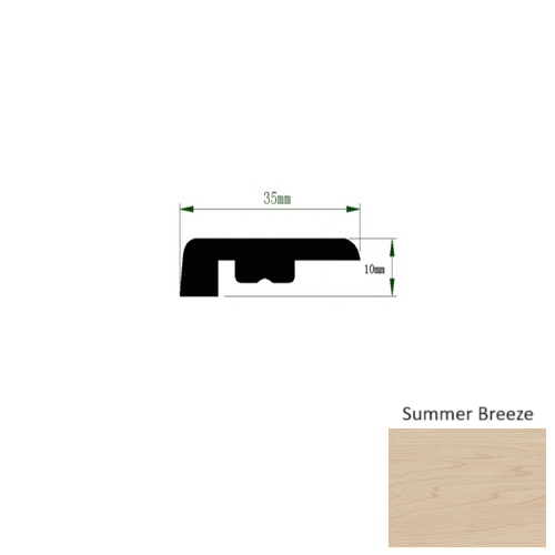 Genesis Silhouette Summer Breeze Luxury Vinyl Moulding / Trim - 94" End Cap - Matte