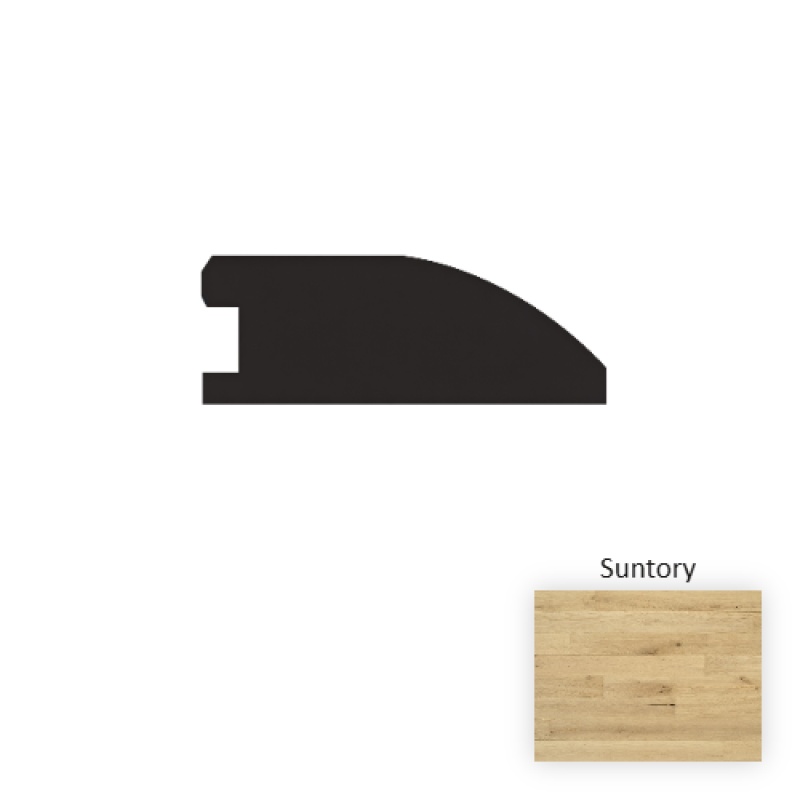 Mizunara Woods Suntory Hardwood Moulding / Trim - 2" X 90" Reducer