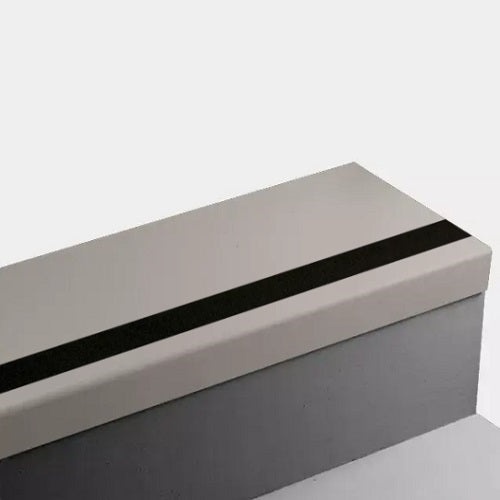 Johnsonite Fawn Hammered Rubber Stair Tread