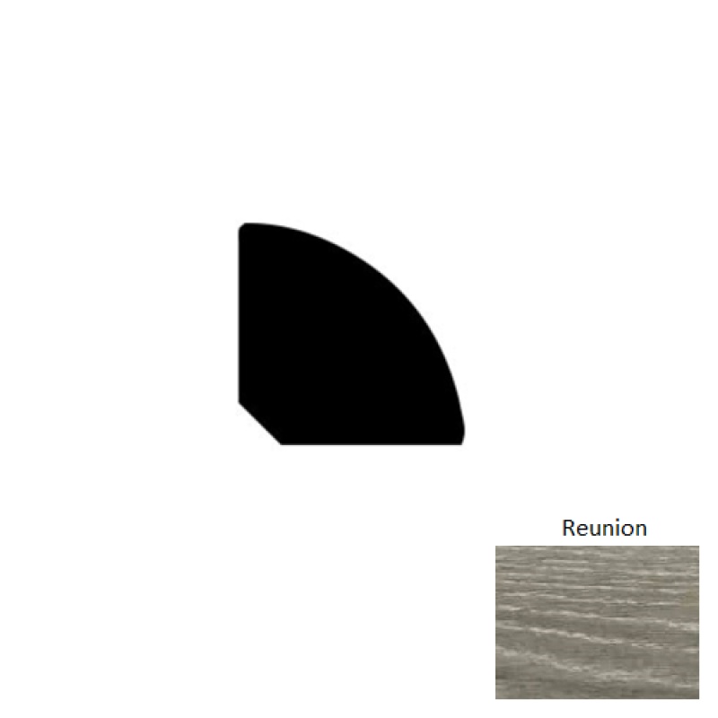 French Islands Reunion Luxury Vinyl Quarter Round Trim, 94-Inch, Aluminum Oxide
