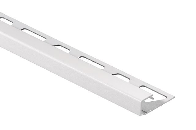 Quadec Metal Square Edge Tile Edging Trim - Matte White