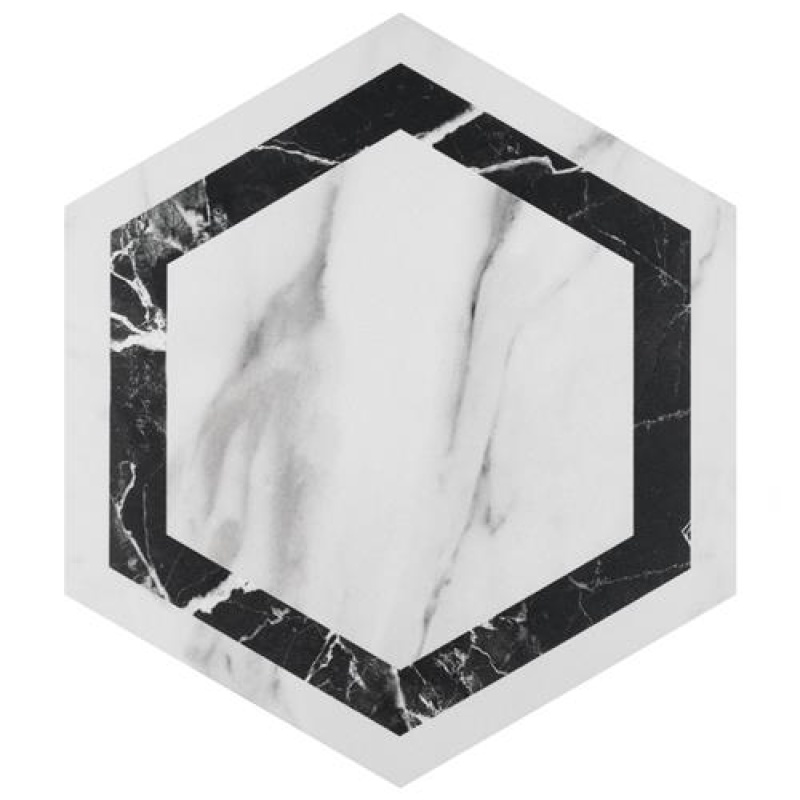 Marbilia Venato Black Geo With Biotech Porcelain Tile