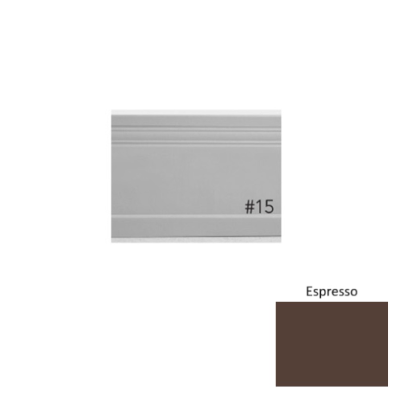 Pinnacle Plus #95 Invent Espresso Rubber Coil Wall Base