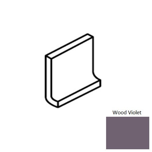 Color Wheel Classic Wood Violet Ceramic Wall Trim