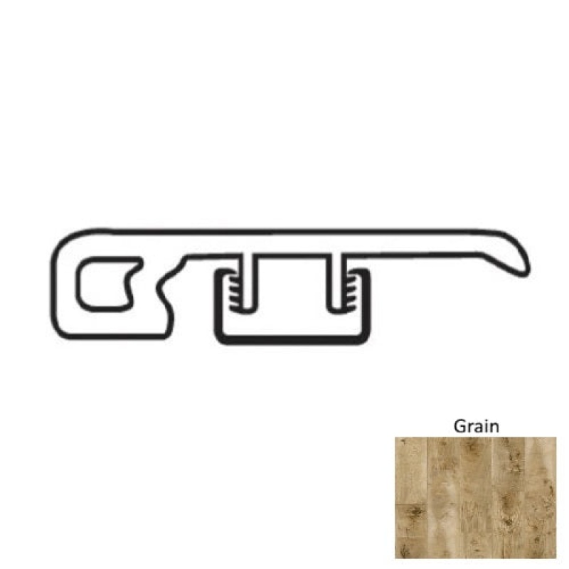 Hawthorne Grain Luxury Vinyl End Cap Trim