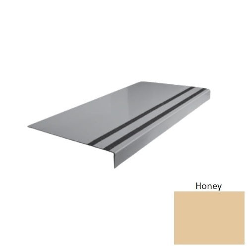 Flextones Honey Rubber Stair Tread 12 1/4" x 72"