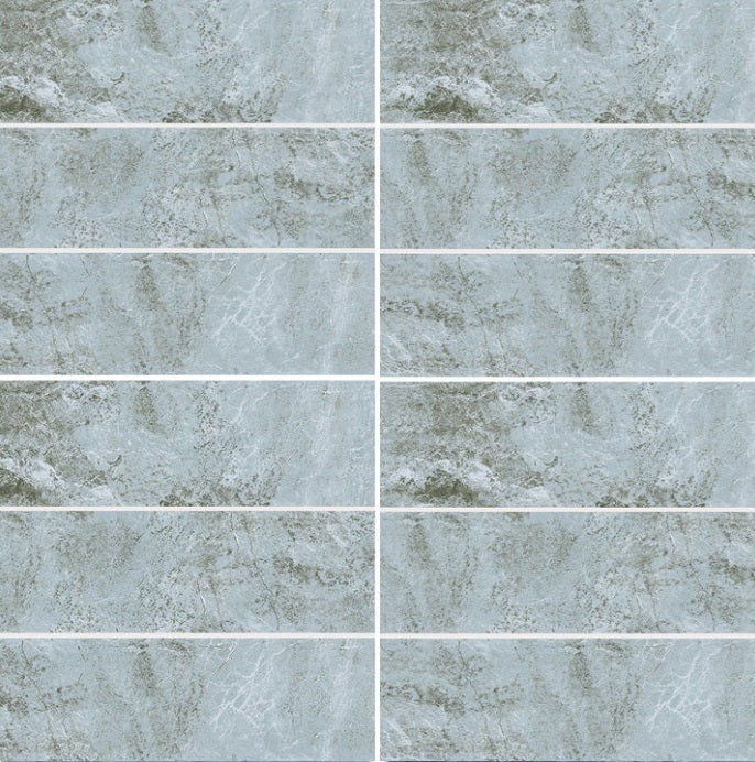 Aquatica Waves Ii Aqua Porcelain Tile - Glossy