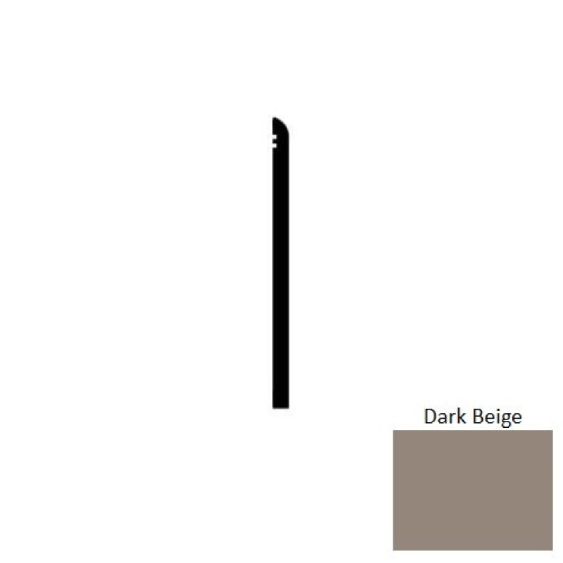 Dark Beige Vinyl Wall Base