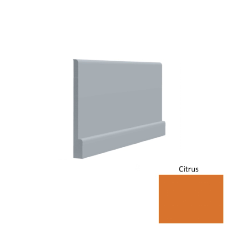 Contours #05 Simplicity Bold Citrus Rubber Profiled Wall Base