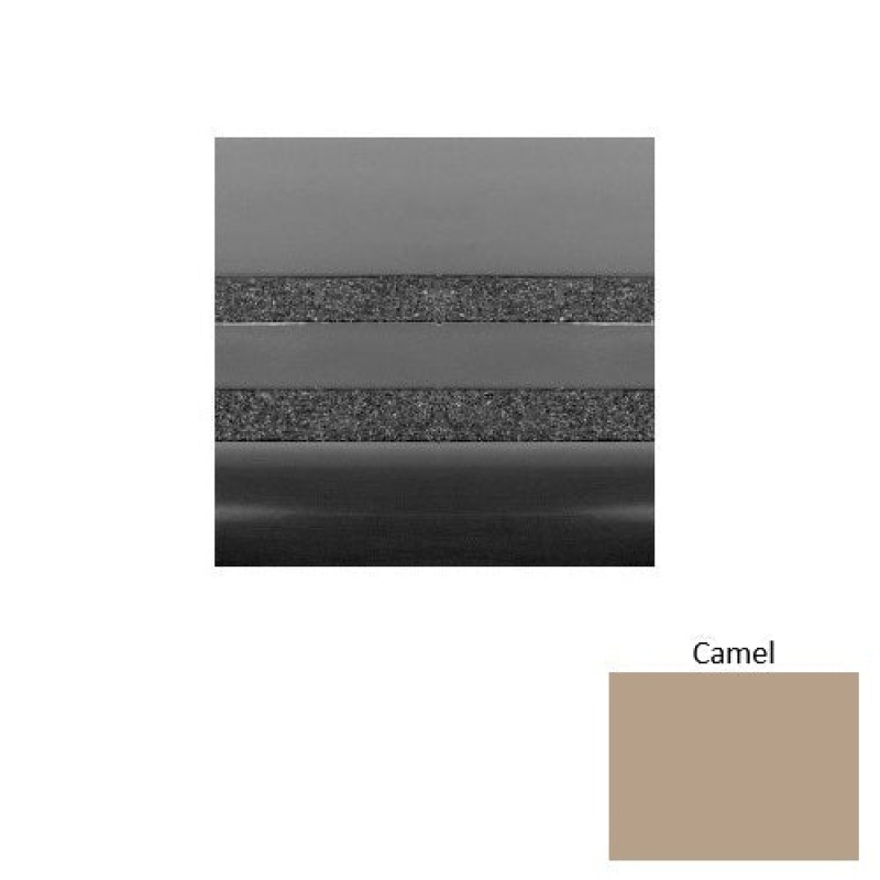 Solid 191 Camel Rubber Stair Tread