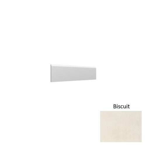 Maiolica Biscuit Ceramic Wall Trim 3" X 12" Bullnose Matte