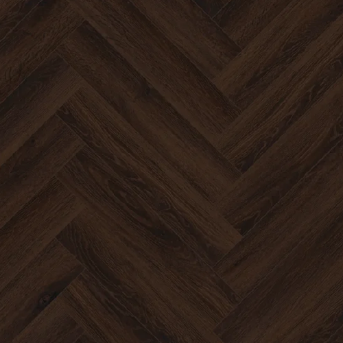 Natural Beauty Herringbone Lenox Peak Walnut Spc Luxury Vinyl Plank Flooring - Uv Cured - 5" X 24"