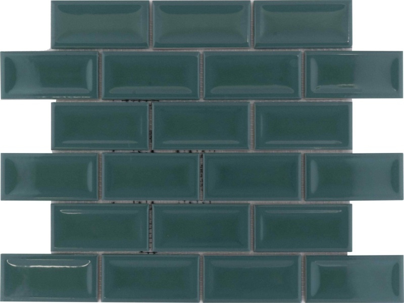 Twins Ginepro Porcelain Mosaic - 2" X 4" - Glossy