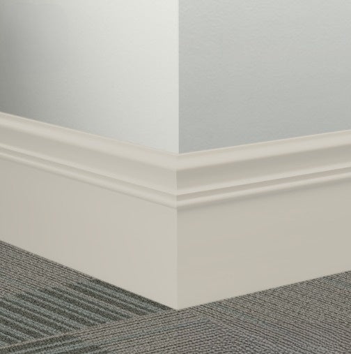 Johnsonite Grey Haze Rubber Millwork Contoured Wall Base