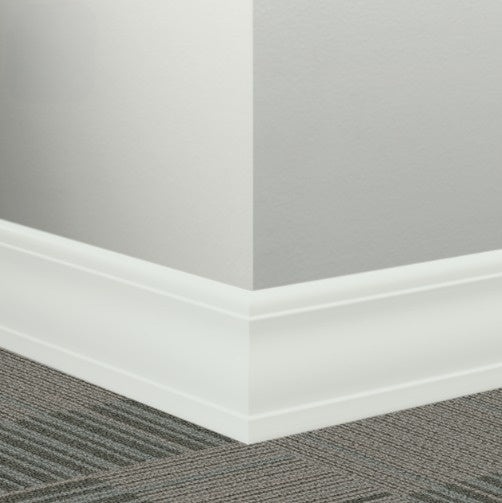 Johnsonite White Rubber Millwork Contoured Wall Base
