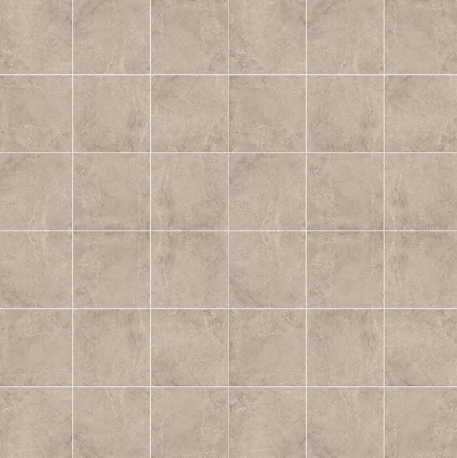 Soreno Taupe Porcelain Mosaic 2" x 2" Matte