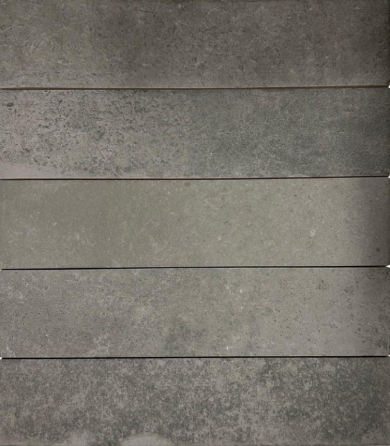 Beck Graphite Porcelain Tile - Matte - 2.5" X 10"