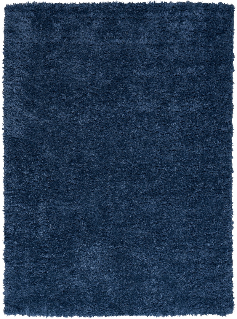 Lush Shag Denim Area Rug