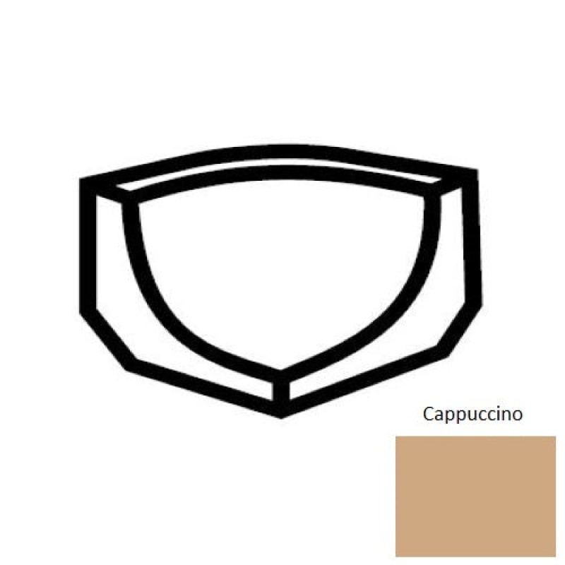 Unglazed Mosaics Cappuccino Porcelain Floor & Wall Trim - 1" X 1" Cove Base Incorner Square - Unglazed
