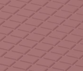 Johnsonite Flame Diamond Solid Color Rubber Tile - Textured - 24" X 24"