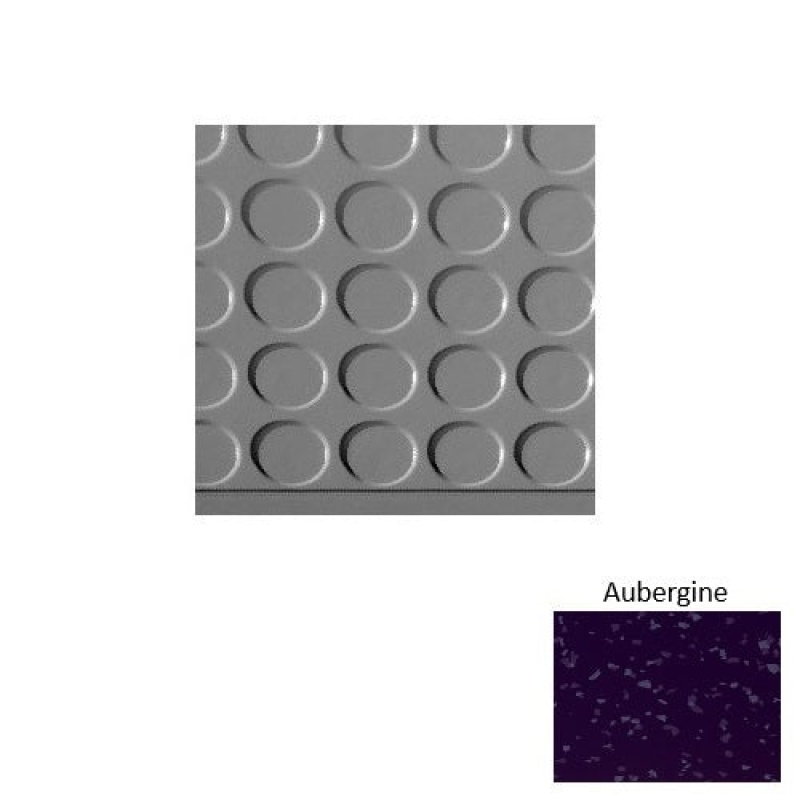 Roppe Aubergine Rubber Stair Tread with Kevlar