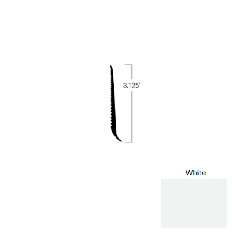 White Rubber Tightlock Resilient Rubber Base