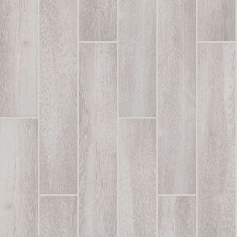 Euphoria Whitewash Porcelain Tile - Smooth - 6" X 36"