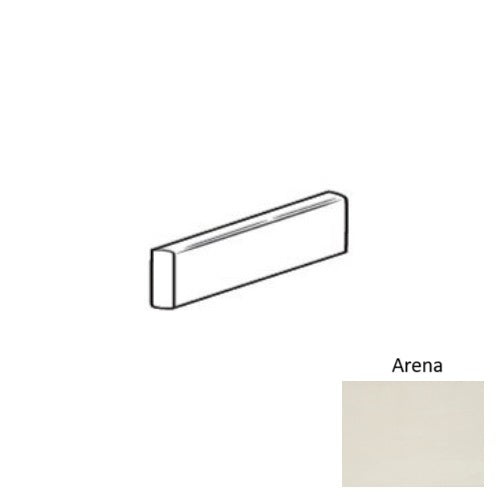 Magnolia Arena Ceramic Wall Trim - 6" x 18" Bullnose - Glossy