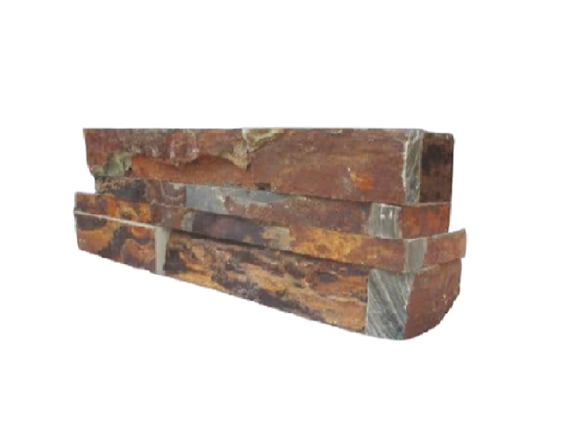 Canyon Rust Slate Ledgestone Corner 6" X 18" X 6"