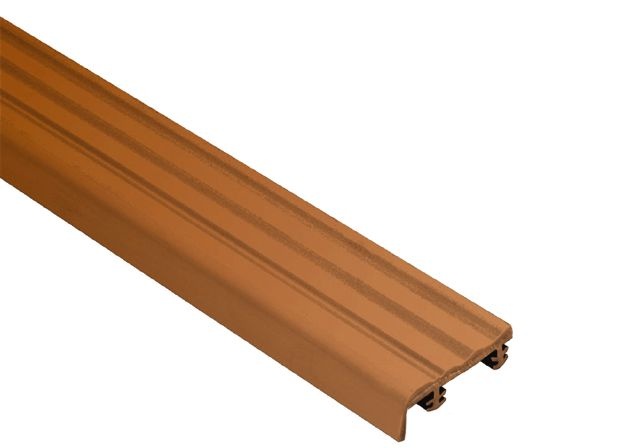 Trep Se Thermoplastic Replacement Insert Rubber Tile Edging Trim - Nut Brown