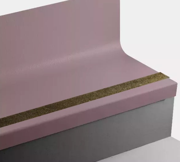 Johnsonite Misted Plum Hammered Stair Tread