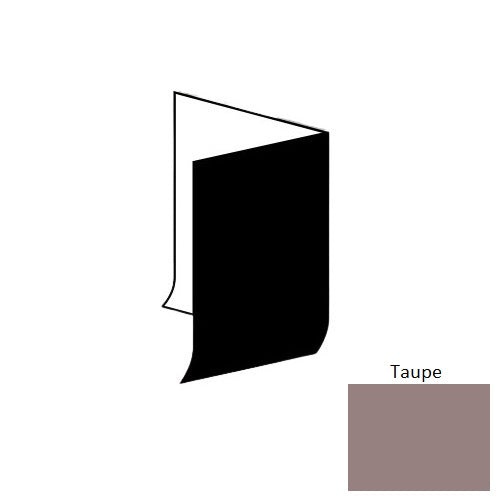 Taupe Vinyl Moulding / Trim Inside Corner