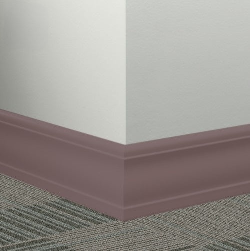 Johnsonite Burgundy Rubber Millwork Contoured Wall Base – Silhouette