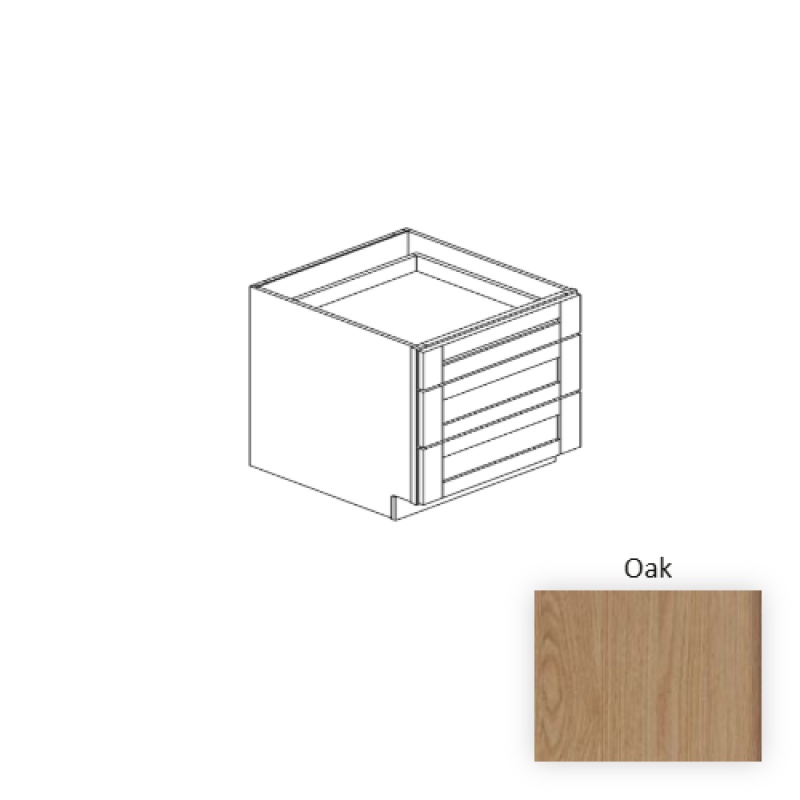 Oak Wood Kitchen Base Cabinet