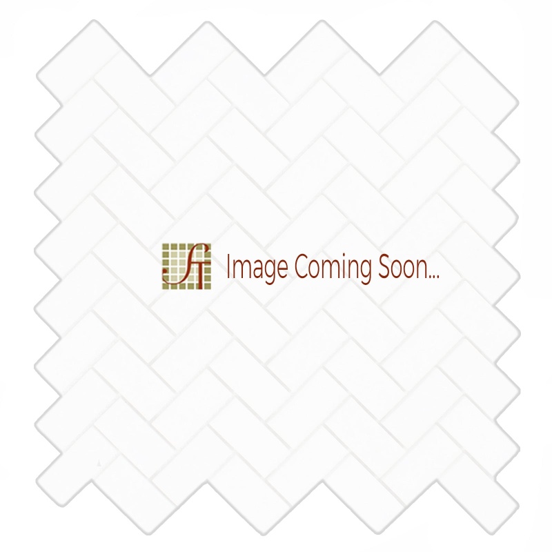 White Pearl Marble Mosaic - 1" x 2" Herringbone - Polished